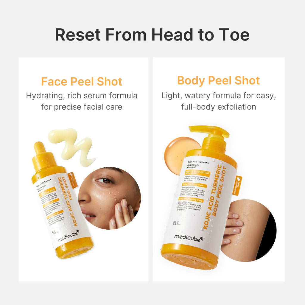 [Exclusive Deal] Amazon’s #1 Beauty Brand |  Kojic Acid Turmeric Body Peel Shot