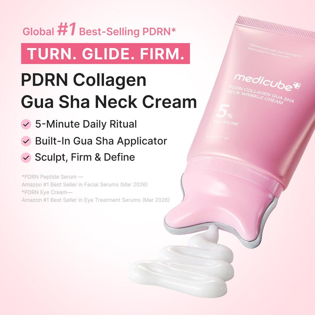 [Exclusive Deal] Amazon’s #1 Beauty Brand |  PDRN Collagen Gua Sha Neck Wrinkle Cream