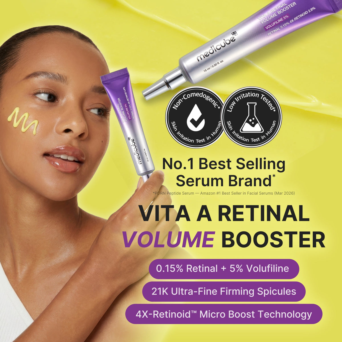 [Exclusive Deal] Amazon’s #1 Beauty Brand |  Vita A Retinal Volume Booster Serum