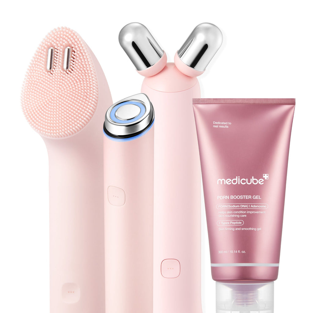 Mini Booster Pro Plus — Pink Full Facial Device Set