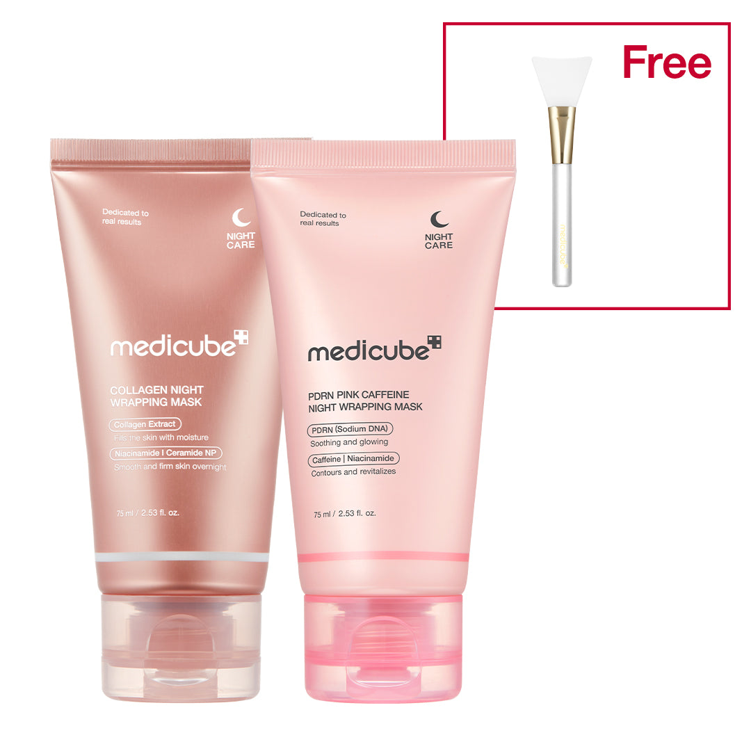 PDRN Pink Caffeine Overnight Wrapping Mask — PDRN & Collagen Bundle (2 PACK)