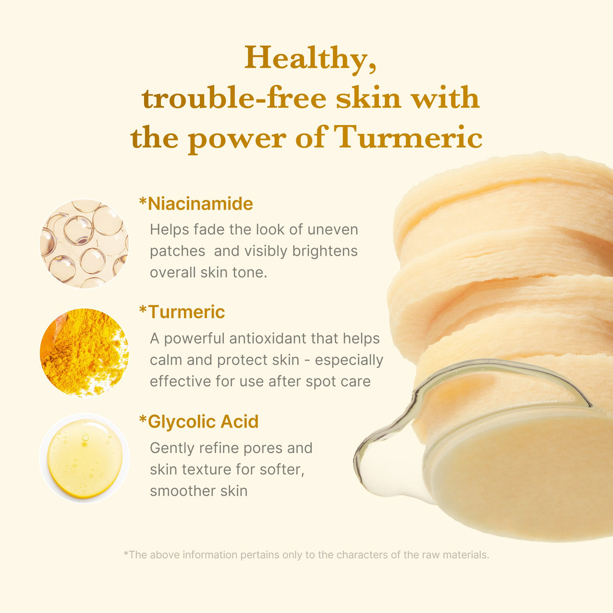 [Subscr.] Kojic Acid Turmeric Toner Pad