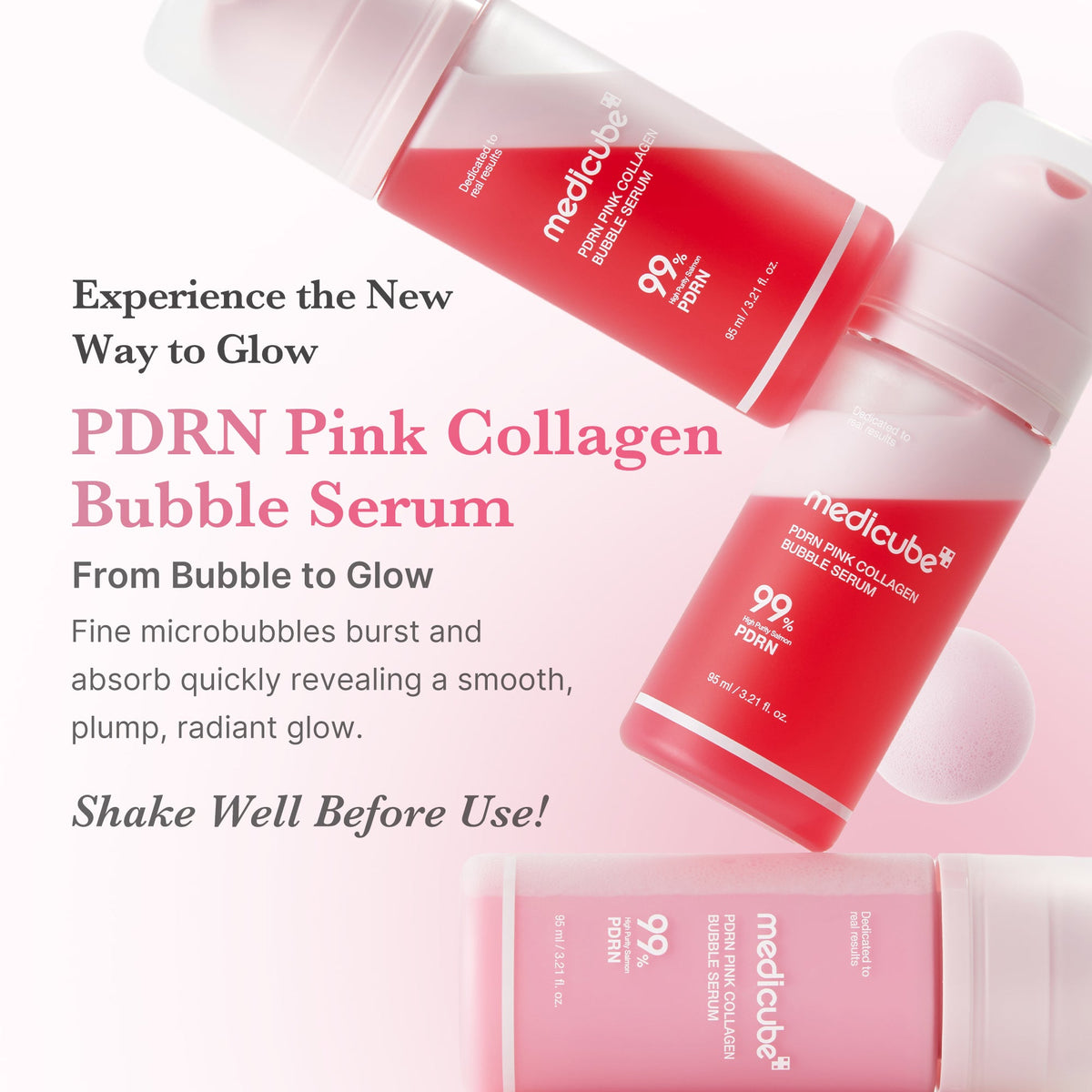 [Subscr.] PDRN Pink Collagen Bubble Serum